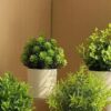 Artificial plants with pots for table (1)