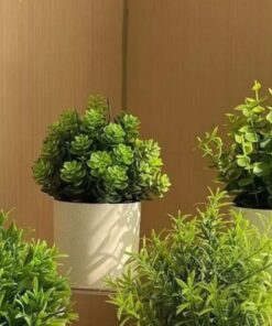 Artificial plants with pots for table (1)